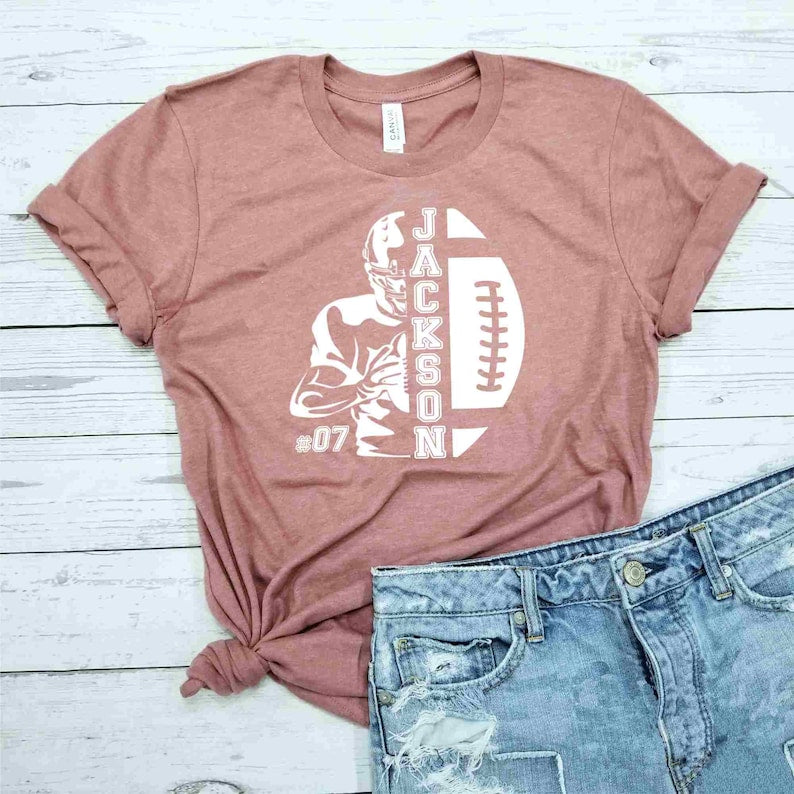 Football Season Shirt, Football Game Shirt For Men/Women Birthday, Custom Sport Shirt, Custom Football Tee, Customized Football For Him/Her