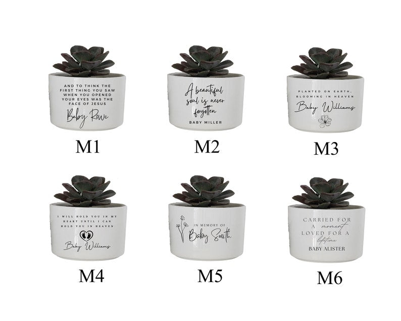 Miscarriage, Miscarriage Gift, Child Loss Remembrance, Infant Loss Memorial, Memorial Planter, Personalized Gift, Planted on Earth Blooming