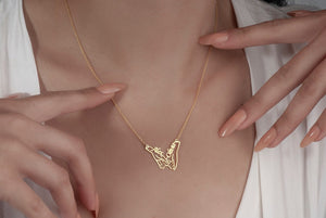 Personalized Bestfriend Necklace, Sterling Silver Pendant, Gifts For Teenage Girls