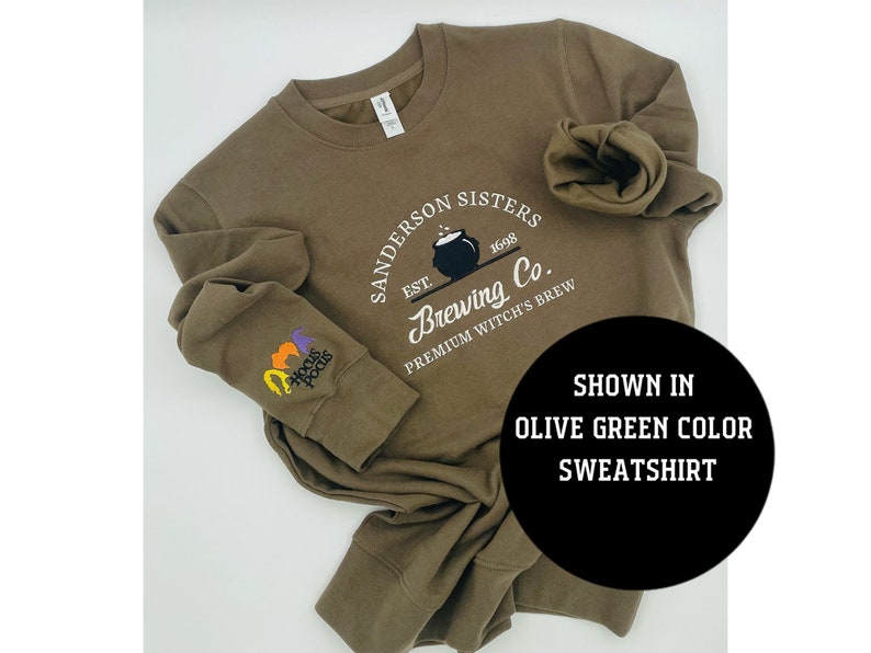 Embroidered Halloween embroidery sweatshirt/Spooky, sleeve hocus pocus, ghost, Y2K Style Embroidered Crewneck| Sanderson sisters brewing co il_794xN.5224161759_tldy.jpg