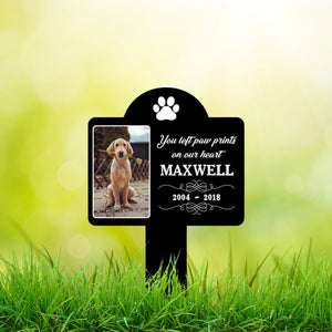 Dog Photo Memorial Stake Custom, Pet Portrait Sympathy Grave Marker, Dog Grave Markers, Outdoor Animal Grave Plaque, Grave Marker for Dog