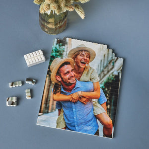 Photo Custom Building Block, Jigsaw Puzzle, Picture Puzzle, Christmas Photo Gift, Puzzle for Adults, Building Brick Photo Puzzle