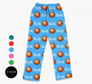 Personalized Basketball Pajama with your name, Sports gift, basketball gift, gift for basketball player, team gift, basketball team gift