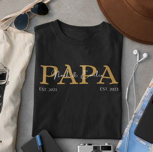 Dad Shirt, Personalized With Name, Father's Day Gift, Birthday Gift