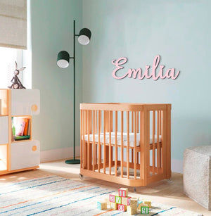 Custom Name Sign Personalized Wooden Name Sign for Nursery Wall Decor Wood Letters Baby Nursery Name Sign Wooden Sign Baby Name Sign