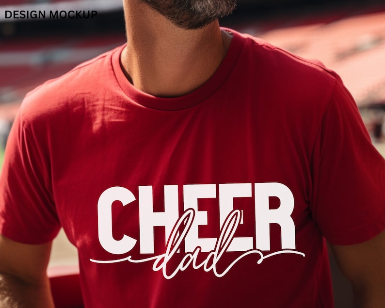 Cheer Dad Cool Shirt For Dad Father's Day Gift Funny Cheer Dad Cheer Dad Gift