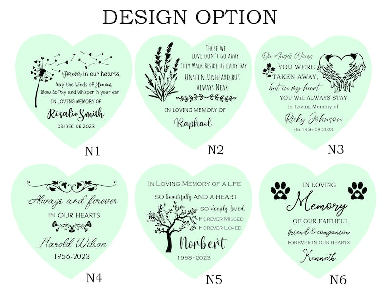 Engraved Always And Forever In Our Hearts Personalized Memorial Garden Stone,memorial garden,sympathy gifts,remembrance,bereavement gifts