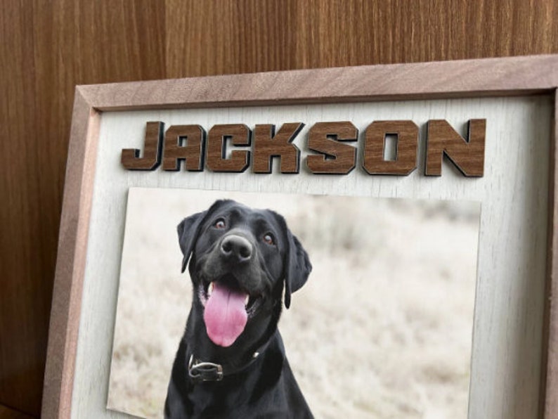 Memorial Pet Collar Sign, Dog Memorial Wood Frame With Collar Holder, Dog Memorial Gifts, Pet Loss Gifts, Pet Sympathy Gift, Pet Loss Gift