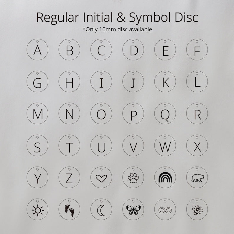 Personalized Birth Flower Disc Necklace, Month Initial Charm Necklace, Chain Necklace Jewellery, Christmas Bridesmaid Gift for Wedding/Mom