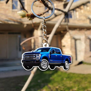 Classic Pickup Truck Personalized Keychain, Square Body Keyrings, Monster Truck, Lifted Truck, Chevy Truck, Heavy Duty Trucks, Light Truck