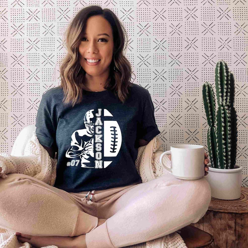 Football Season Shirt, Football Game Shirt For Men/Women Birthday, Custom Sport Shirt, Custom Football Tee, Customized Football For Him/Her