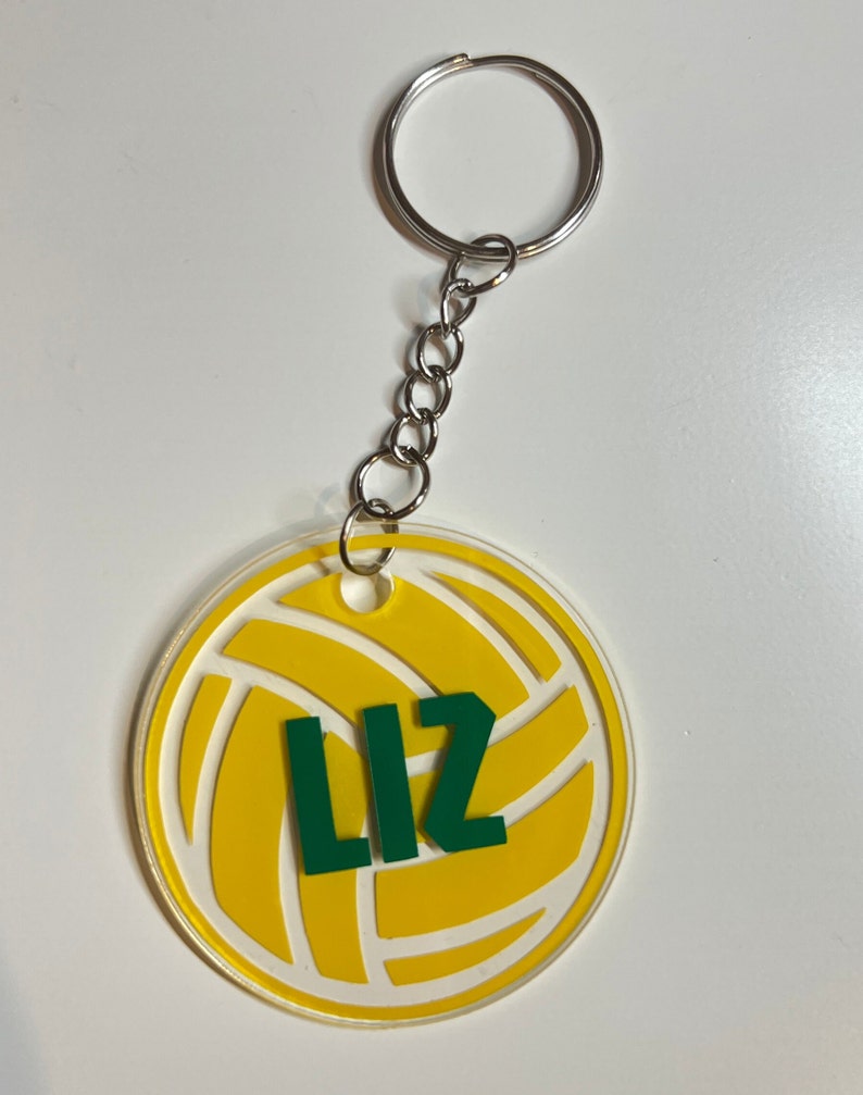 Diamonds Netball Keyring - Australia Sports Keyring - Team Gift - Personalised