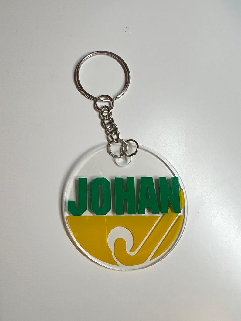 Hockey Keyring - Sports Keyring - Ice Hockey - Field Hockey