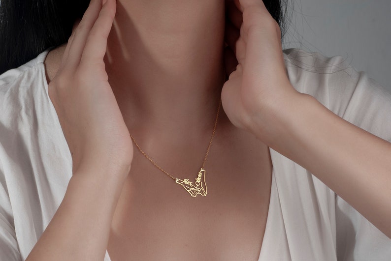 Personalized Bestfriend Necklace, Sterling Silver Pendant, Gifts For Teenage Girls