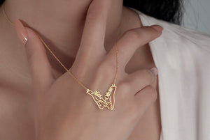 Personalized Bestfriend Necklace, Sterling Silver Pendant, Gifts For Teenage Girls