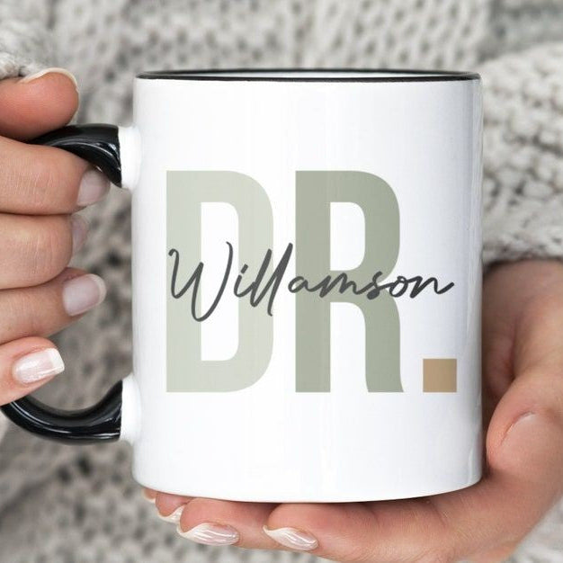 Personalized Doctor Coffee Mug Custom Doctor Coffee Mug Future Doctor Gifts Doctor Coffee Cup Doctor Graduation Gifts
