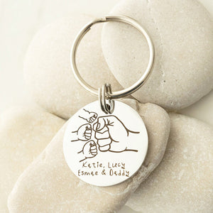 Gifts for Dad, Daddy Dad Gifts, Fathers Day Gift, Daddy Birthday Gift, New Dad Gift, Daddy Keyring, Daddy Dada Grandad, Personalized Gift