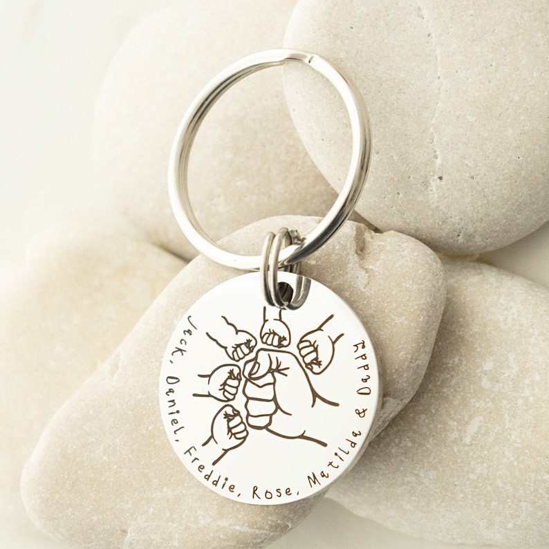 Gifts for Dad, Daddy Dad Gifts, Fathers Day Gift, Daddy Birthday Gift, New Dad Gift, Daddy Keyring, Daddy Dada Grandad, Personalized Gift