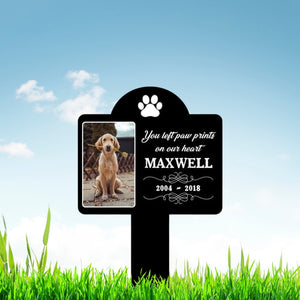 Dog Photo Memorial Stake Custom, Pet Portrait Sympathy Grave Marker, Dog Grave Markers, Outdoor Animal Grave Plaque, Grave Marker for Dog