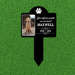 Dog Photo Memorial Stake Custom, Pet Portrait Sympathy Grave Marker, Dog Grave Markers, Outdoor Animal Grave Plaque, Grave Marker for Dog