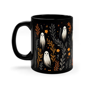 Cute Ghosts 11oz Coffee Mug, Festive Halloween Ceramic Mug, Fall aesthetic, Halloween theme, perfect gift for Teacher, Fall Decor Ghost Cup