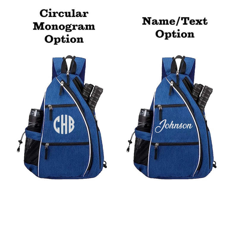 Personalized Sports Backpack, Customizable Sports Bag, Pickleball Bag, Pickleball Backpack