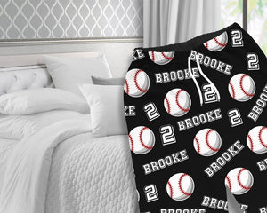 Personalized Baseball Pajama, Sports gift, baseball pajama gift, gift for baseball player, team gift, baseball team gift, custom pajama