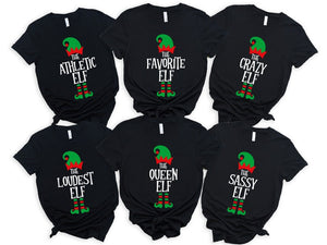 Custom The Elf Shirt, Custom Elf Shirt, Christmas Family Matching, Funny Christmas Shirt, Christmas Elf Shirts, Christmas Family Matching