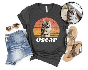Custom Cat Vintage Apparel, Custom Cat Shirt