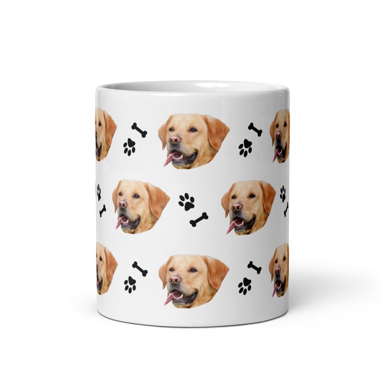 Custom Dog Face Mug, Personalized Pet Mug, Dog Mom Gift, Personalized Gift, Photo Mug, Custom Mug, Gift For Dog Lover, Dog Mom, Dog Dad