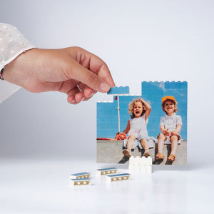 Photo Custom Building Block, Jigsaw Puzzle, Picture Puzzle, Christmas Photo Gift, Puzzle for Adults, Building Brick Photo Puzzle