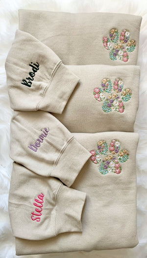 Custom Flower Fur Mama Shirt, Dog Mom Gift