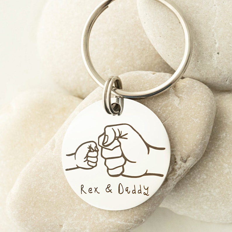 Gifts for Dad, Daddy Dad Gifts, Fathers Day Gift, Daddy Birthday Gift, New Dad Gift, Daddy Keyring, Daddy Dada Grandad, Personalized Gift