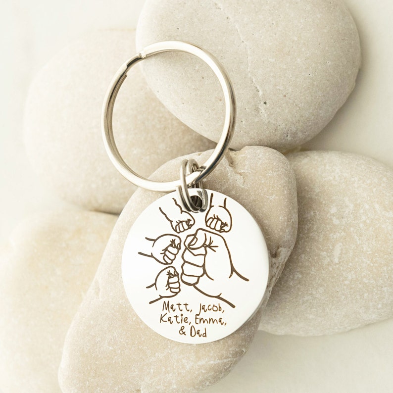 Gifts for Dad, Daddy Dad Gifts, Fathers Day Gift, Daddy Birthday Gift, New Dad Gift, Daddy Keyring, Daddy Dada Grandad, Personalized Gift