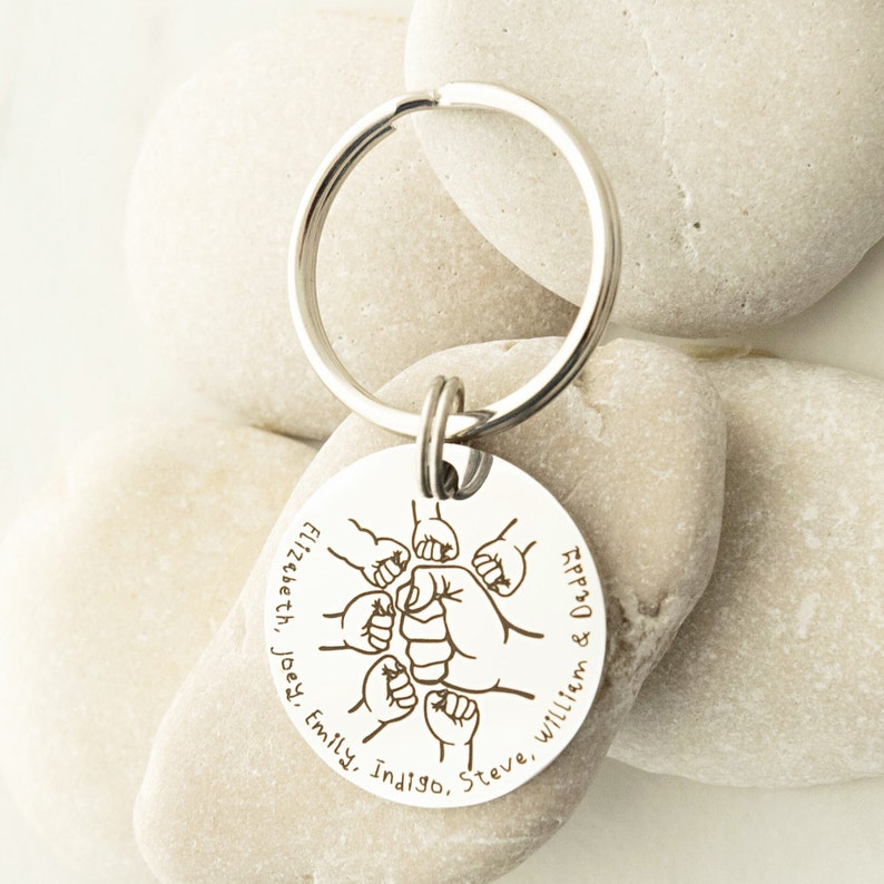 Gifts for Dad, Daddy Dad Gifts, Fathers Day Gift, Daddy Birthday Gift, New Dad Gift, Daddy Keyring, Daddy Dada Grandad, Personalized Gift