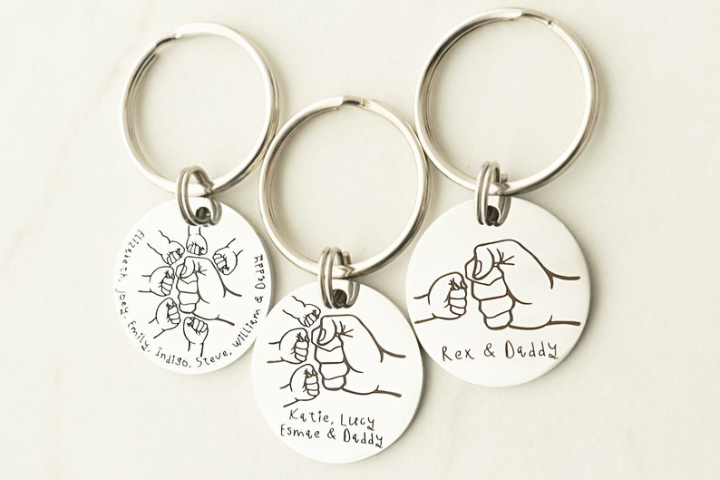 Gifts for Dad, Daddy Dad Gifts, Fathers Day Gift, Daddy Birthday Gift, New Dad Gift, Daddy Keyring, Daddy Dada Grandad, Personalized Gift