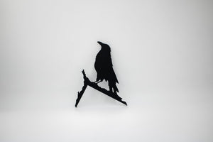 Black Crow Raven Door Topper, Door Sitter Corner Art, Crow Decor, Black Crow Art, Halloween Raven Door, Crow Halloween Art