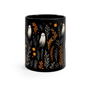 Cute Ghosts 11oz Coffee Mug, Festive Halloween Ceramic Mug, Fall aesthetic, Halloween theme, perfect gift for Teacher, Fall Decor Ghost Cup