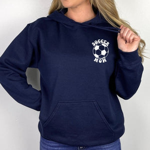 Crazy Proud Always Loud Soccer Mom Hoodie, Trendy Soccer Back and Front Shirt, Gift For Mother