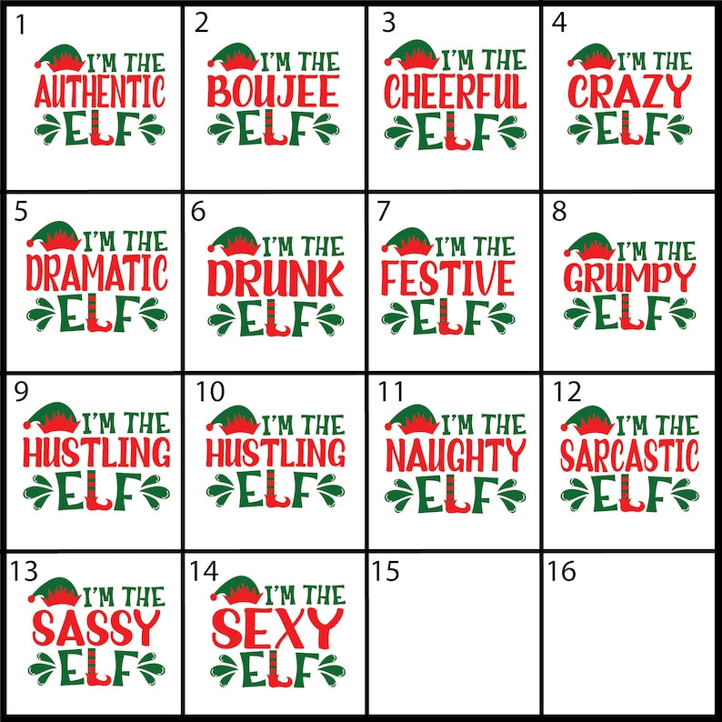 I'm The Elf Family Christmas Matching Shirt, Christmas Matching Shirt, Matching Group Shirt, Funny Christmas Tees, Custom Christmas Shirt