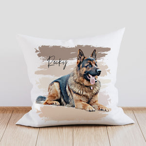 Custom Pet Pillow | Personalised Pet Portrait | Pet memorial gift | Gifts for Dog Lovers & Pet Loss | Pet portrait painting 4 art styles