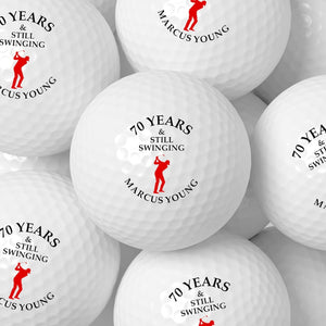 70th Birthday Favors, Favors for 70th Birthday, 70 Years Old, Birthday Favors for Adults, Favors for Guest, Golf Balls, Custom Golf Gift