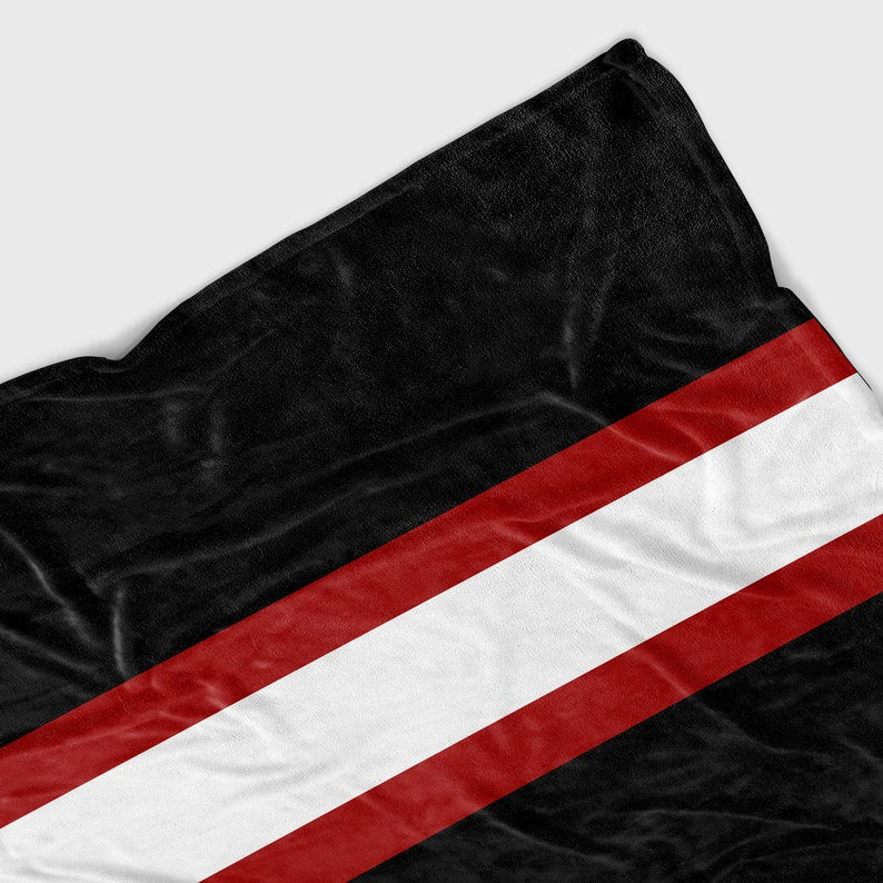 Custom Firefighter Blanket, Gift For Firefighter, Firefighter Thin Red Line Throw Blanket, Firefighter Gifts, Fire Department Gifts.