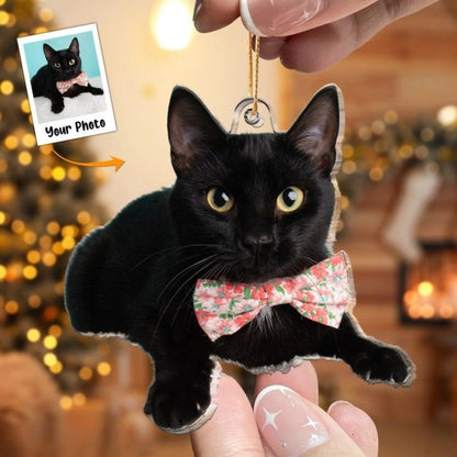 Custom Ugly Cat Ornament, Custom Ugly Dog Ornament, Personalized Funny Pet Photo Acrylic Ornament, Pet Memorial, Funny Ugly pet Ornament,Pet Loss Gift
