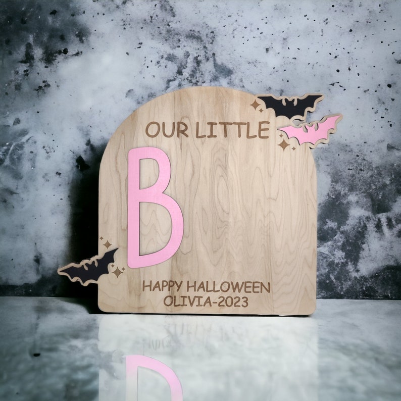 DIY Halloween Footprint Sign, Babys First Halloween Keepsake, Little Boo Wood Art, Halloween Kid Craft, Gift for Mom, Baby Shower, Ghost