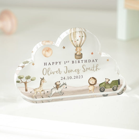 Personalised 1st Birthday Gift, Baby Plaque, First Birthday Keepsake Gift, Gift for New Baby, Baby Birthday Gift, Baby Nursery Bedroom Gifts