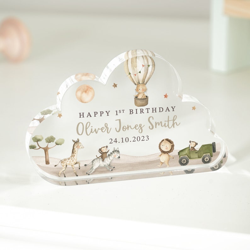 Personalised 1st Birthday Gift, Baby Plaque, First Birthday Keepsake Gift, Gift for New Baby, Baby Birthday Gift, Baby Nursery Bedroom Gifts