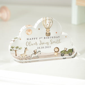 Personalised 1st Birthday Gift, Baby Plaque, First Birthday Keepsake Gift, Gift for New Baby, Baby Birthday Gift, Baby Nursery Bedroom Gifts