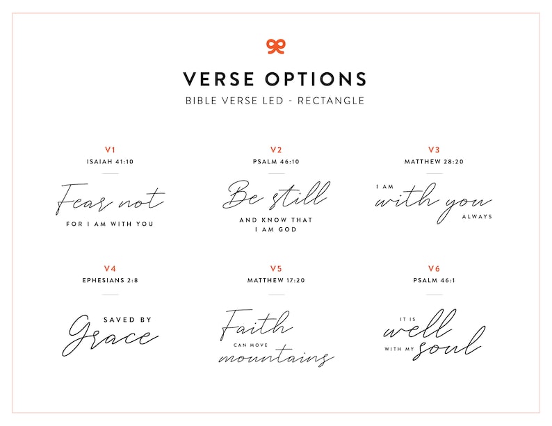 Bible Verse LED Light, Custom LED Night Light, Favorite Bible Verse, LED Frame, New Home Gift, Christian Gift