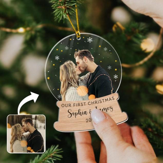 Our First Christmas Ornament, Couple Christmas, First Christmas Together Ornament, Anniversary Gift For Him Boyfriend, Couple Gifts